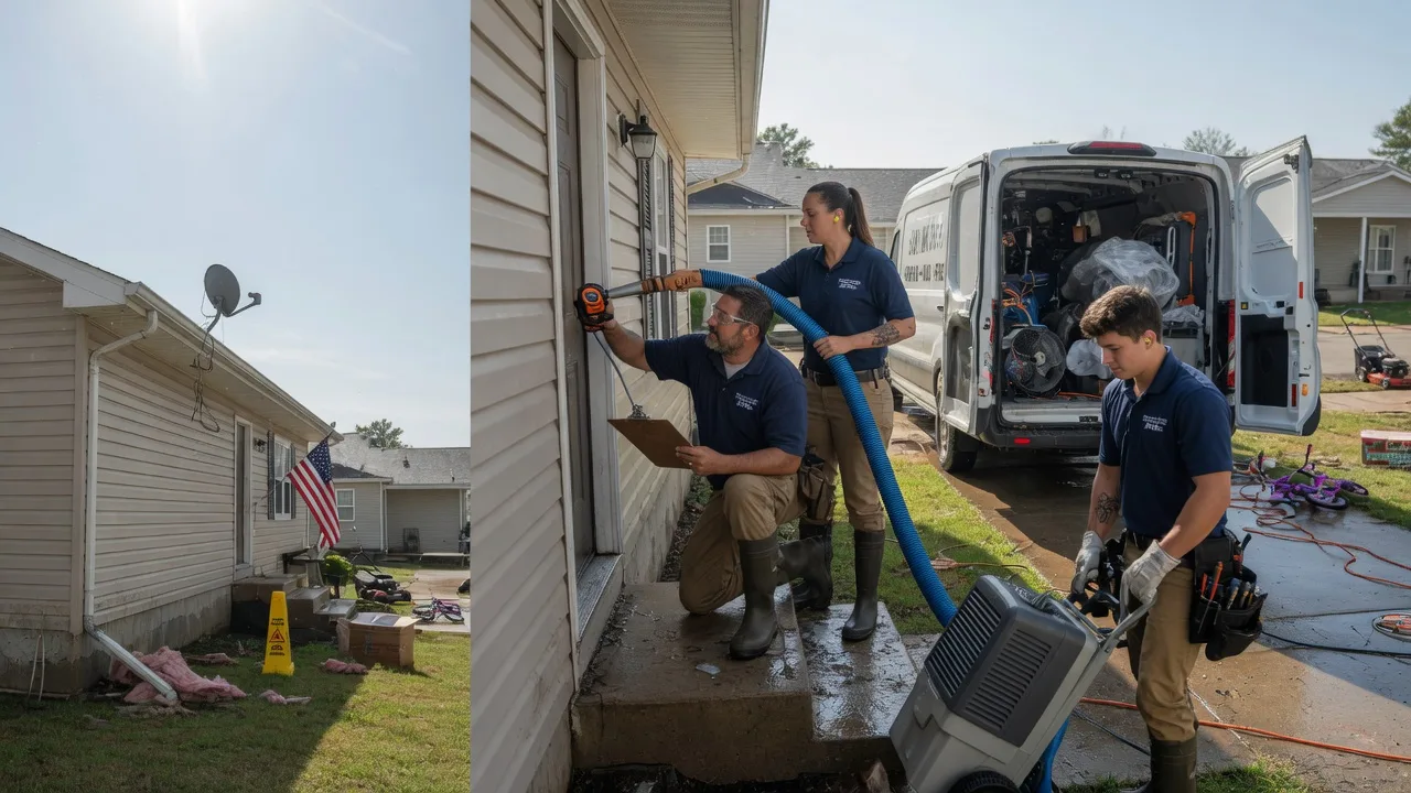 Ceiling Water Damage Restoration in Sanbornton, NH near me